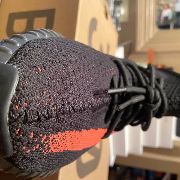 yeezy core black core black red